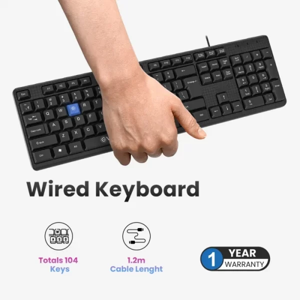 Wired Keyboard (EVM-WDK-216) - Image 2