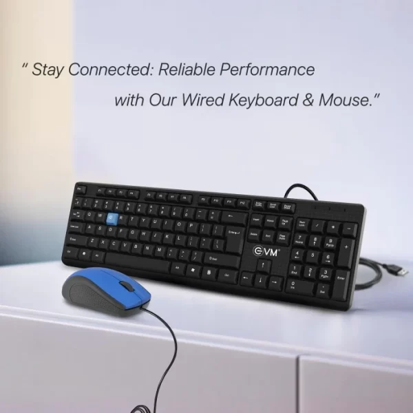 Wired Keyboard & Mouse Combo EVM-WDKM-513 - Image 3