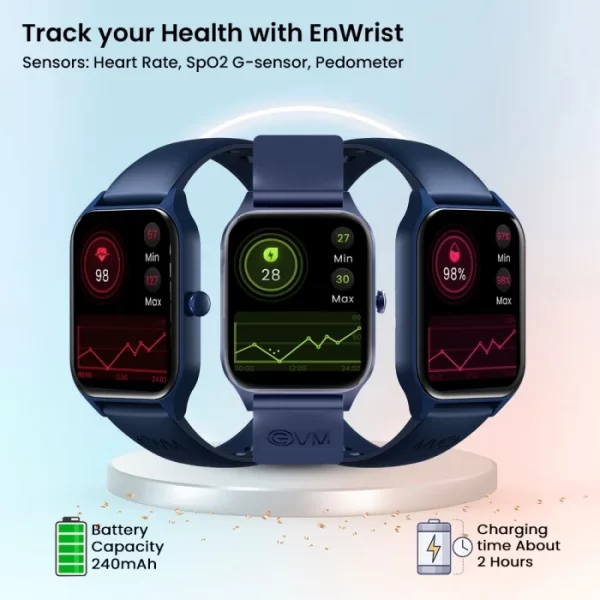 EnWrist Smart Watch EVM-SW-01BLUE - Image 6