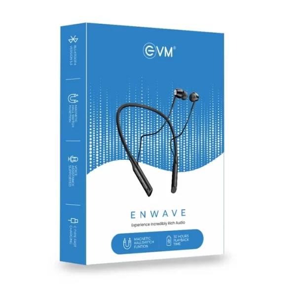 EnWave Bluetooth Neckband (EVM-NB-028) BLACK - Image 8