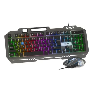 EnClaw 9027 Wired Keyboard & Mouse Combo EVM-WDKM-612 BLACK